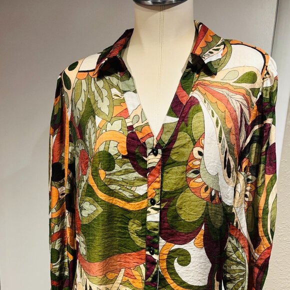 Paparazzi blouse nwt button up formal trendy - Picture 13 of 16